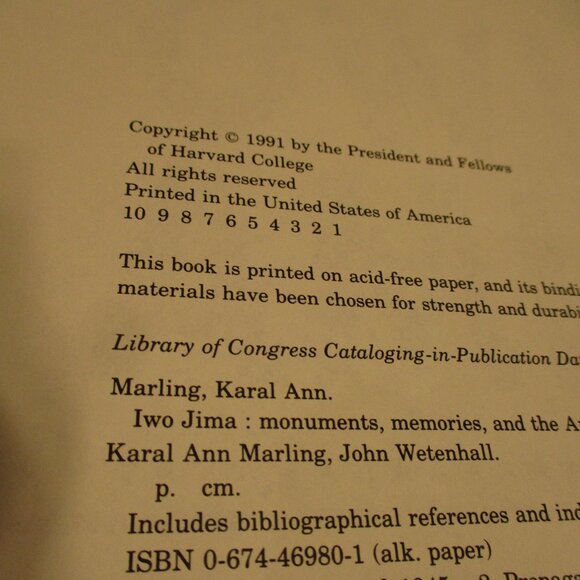 Iwo Jima Medium Red White Blue Black Graphic Reading Book - Picture 3 of 10